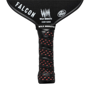 Wild Monkeys Falcon-E Raw Lightweight Carbon Fiber Pickleball Paddle: Image #432087