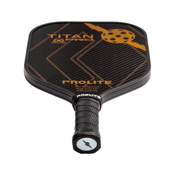 PROLITE Titan Pro Black Diamond Series Middleweight Carbon Fiber Pickleball Paddle: Image #405858