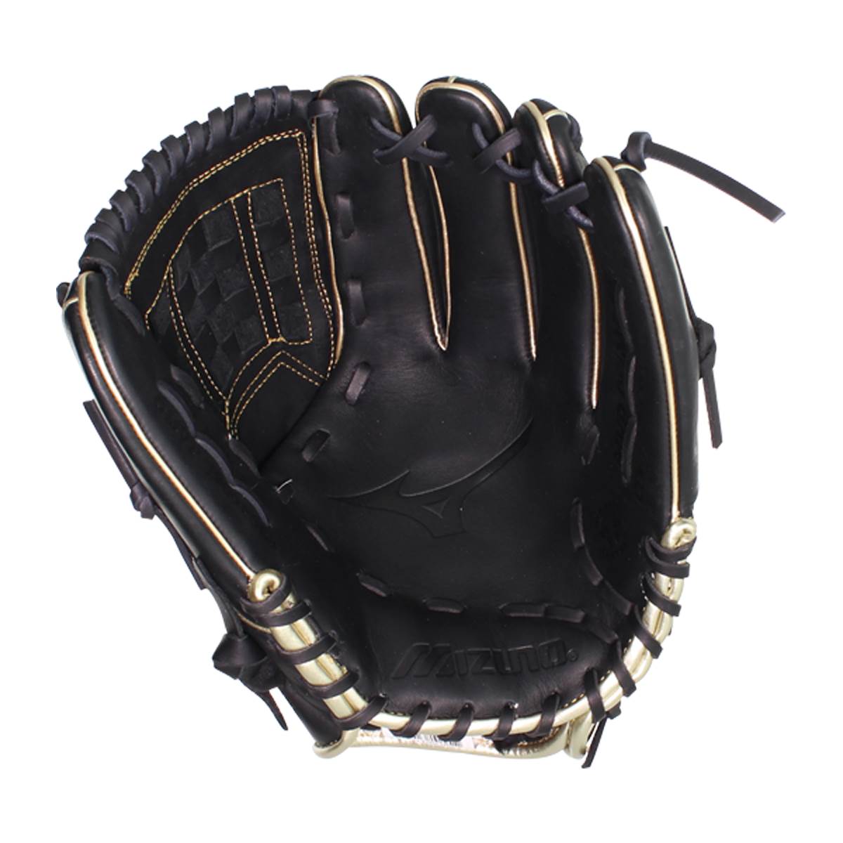 Mizuno MVP Prime SE 12'' Baseball Glove: GMVP1200PSE8 Black/Gold: Image #380236