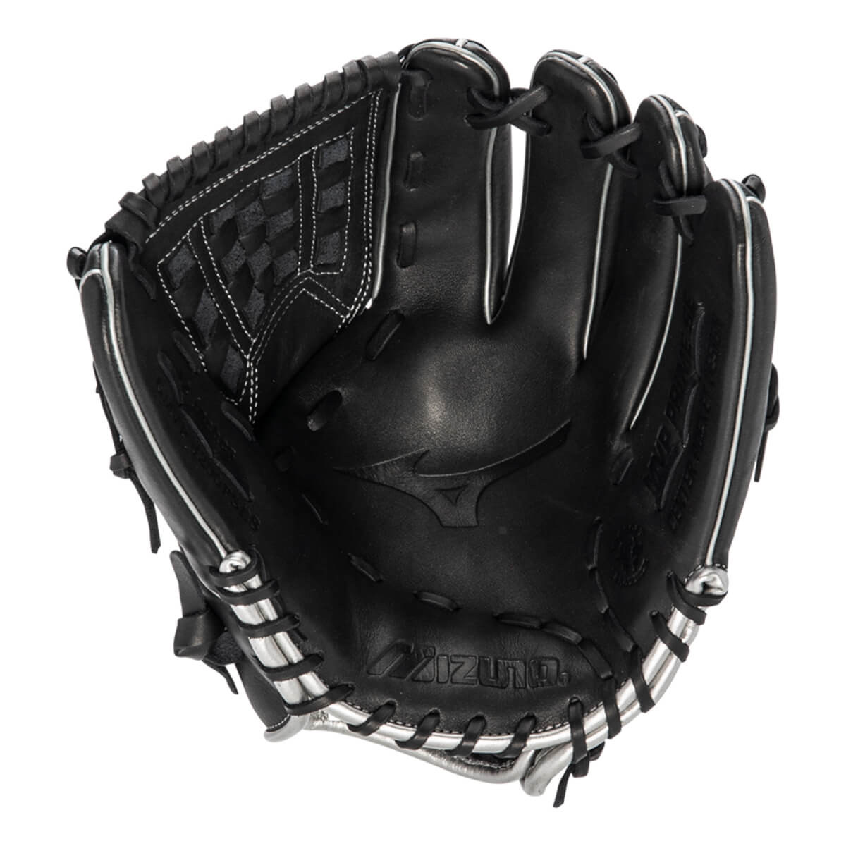 Mizuno MVP Prime SE 12'' Baseball Glove: GMVP1200PSE8 Black/Silver: Image #417946