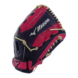 Mizuno MVP Prime SE Fastpitch Glove: GMVP1300PSEF4- Navy/Pink: Image #309369