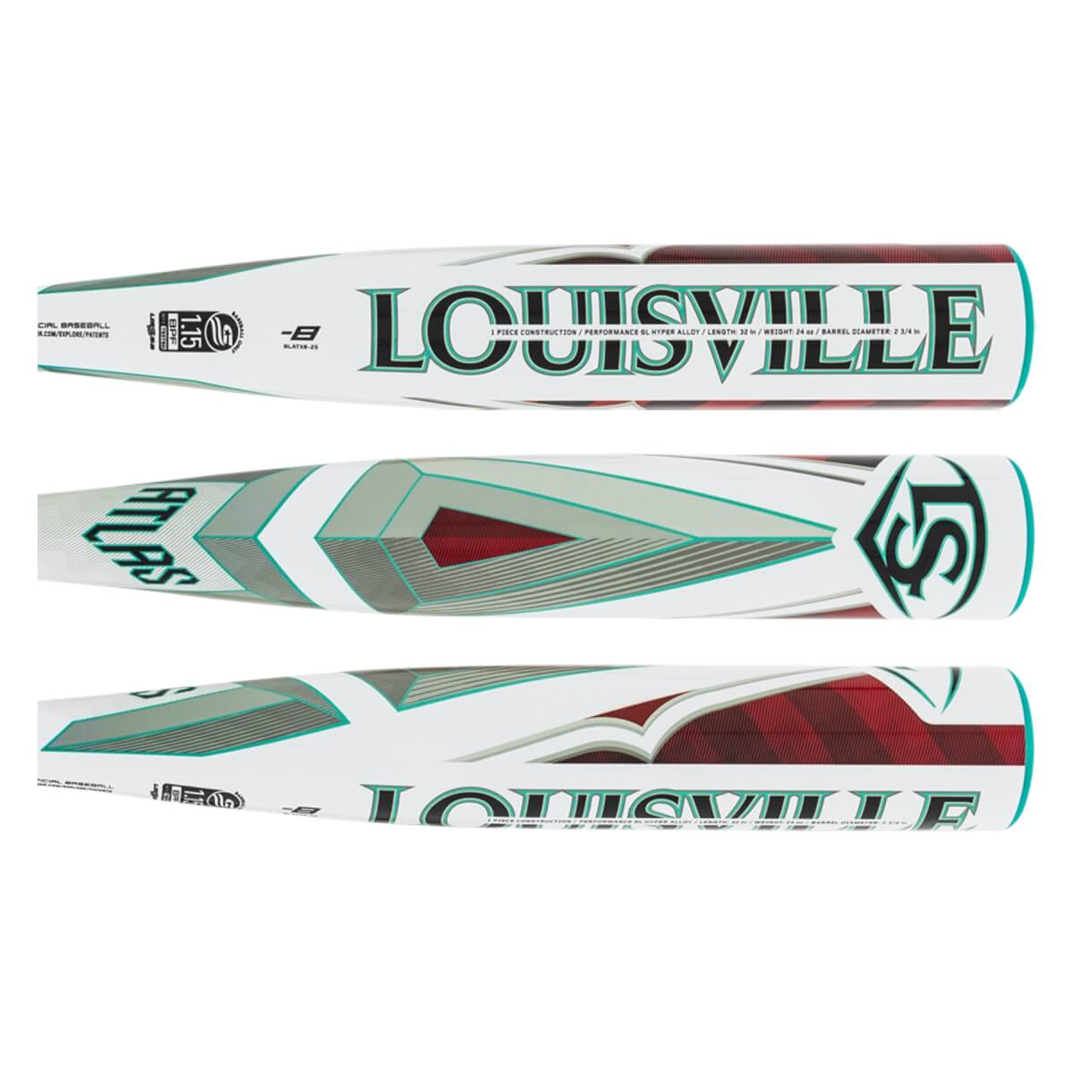 Louisville Slugger Atlas -8 USSSA Baseball Bat: WBL2980010: Image #448209