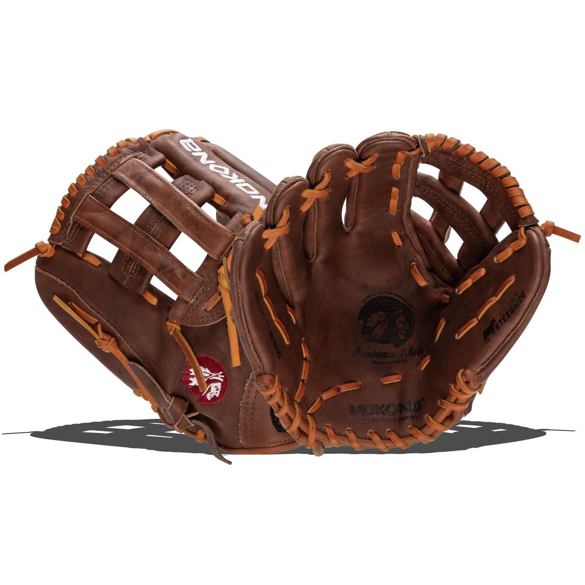 Nokona Walnut 12" Fastpitch Softball Glove: W-V1200H: Image #412183