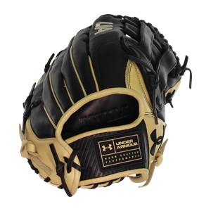 Under Armour Genuine Pro 12.75" Baseball Glove: UAFGGP-1275H Black/Cream: Image #389960