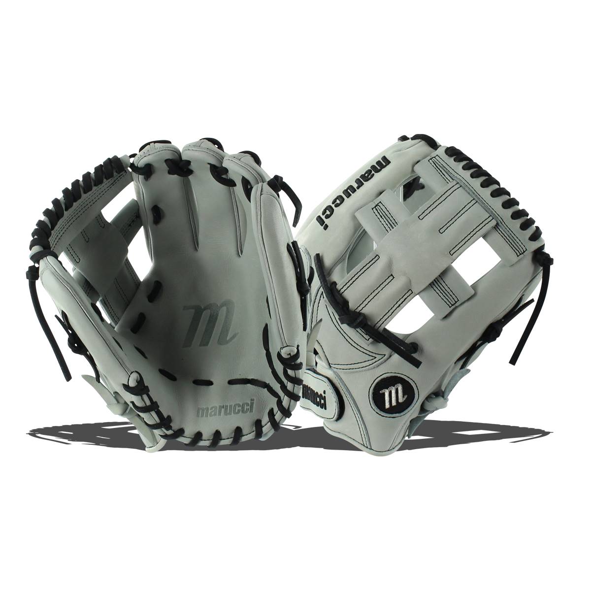 Marucci Adjustable 11.75" Fastpitch Softball Glove: MFGSB1175CV-GY/BK: Image #316253