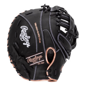 Rawlings R9 12.5" Fastpitch Softball First Base Mitt: RR9SBFBM-17B: Image #447116