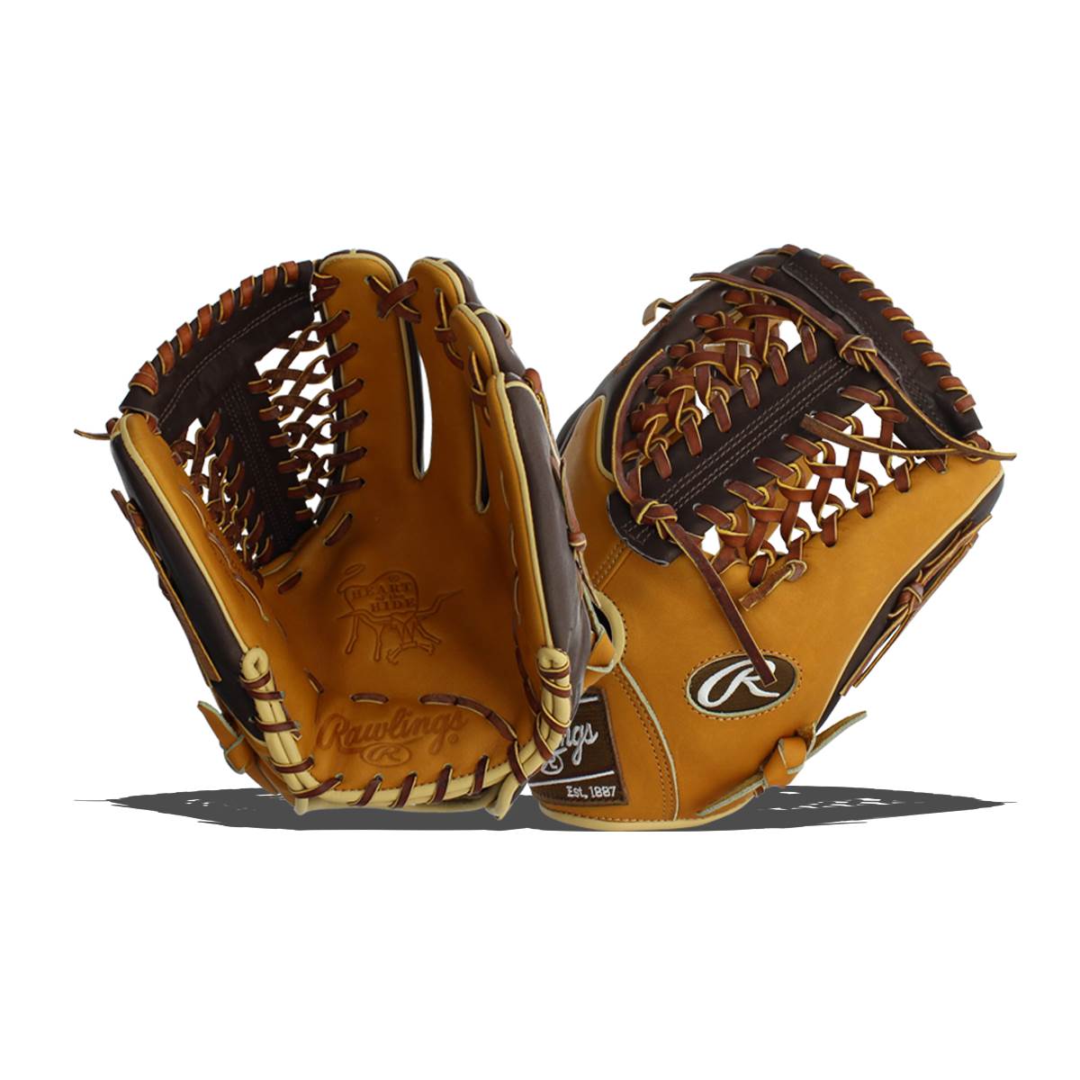 Rawlings Heart of the Hide Color Sync 3.0 11.75" Baseball Glove: PRO205W-4TCH: Image #375093