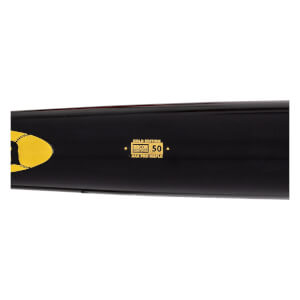 Baum Bat Gold Stock Pro Flared Maple Wood Baseball Bat: BBMFGSTKPRO-BK: Image #442476