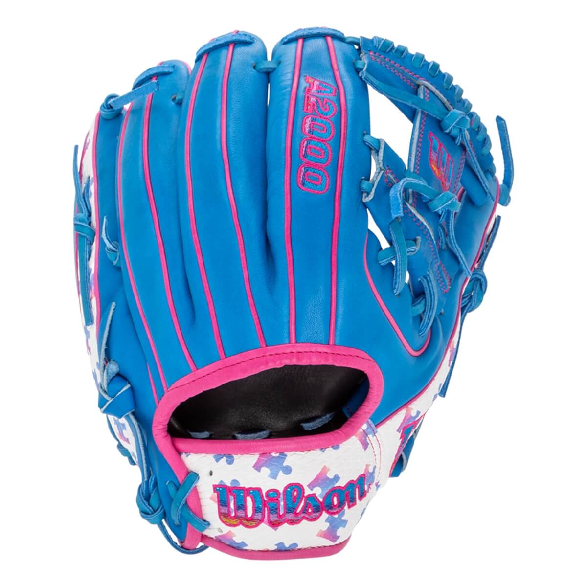 Wilson A2000 Autism Speaks SuperSnakeSkin 1786 11.5" Baseball Glove: WBW102103115: Image #452362