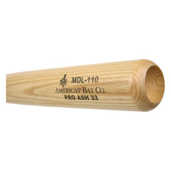 Americas Bat Co. Ash Wood Baseball Bat MDL110 Adult