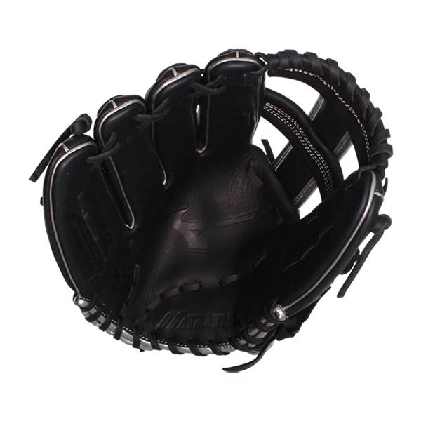 Mizuno MVP Prime SE 12.50'' Slow Pitch Softball Glove: GMVP1250PSES8 Black/Silver: Image #379571