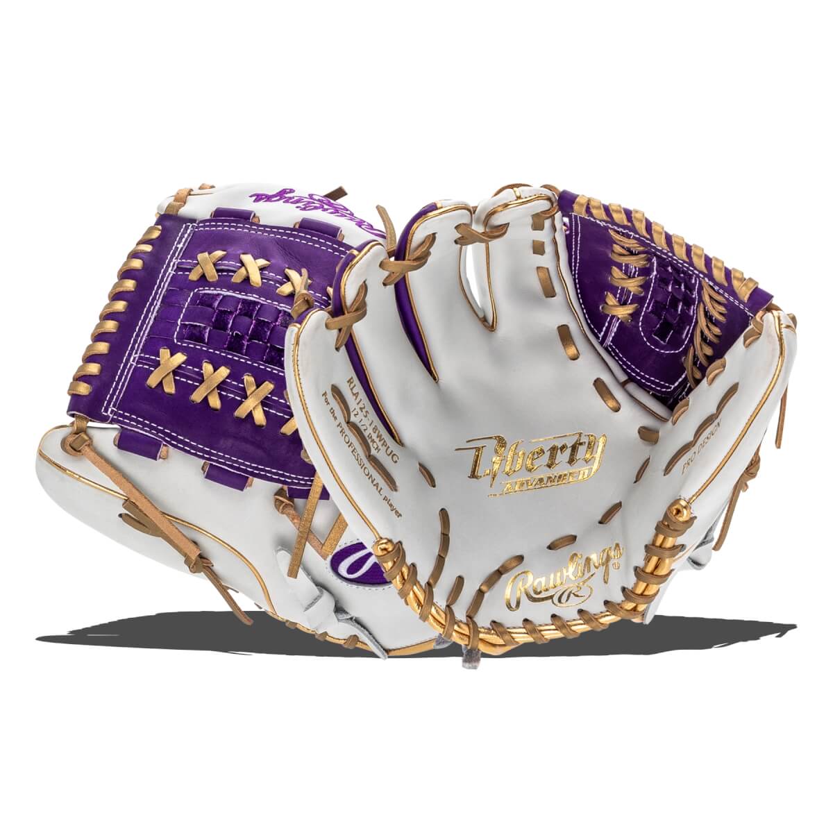 Rawlings Liberty Advanced Color Series 4.0 12.5" Fastpitch Softball Glove: RLA125-18WPUG: Image #450550