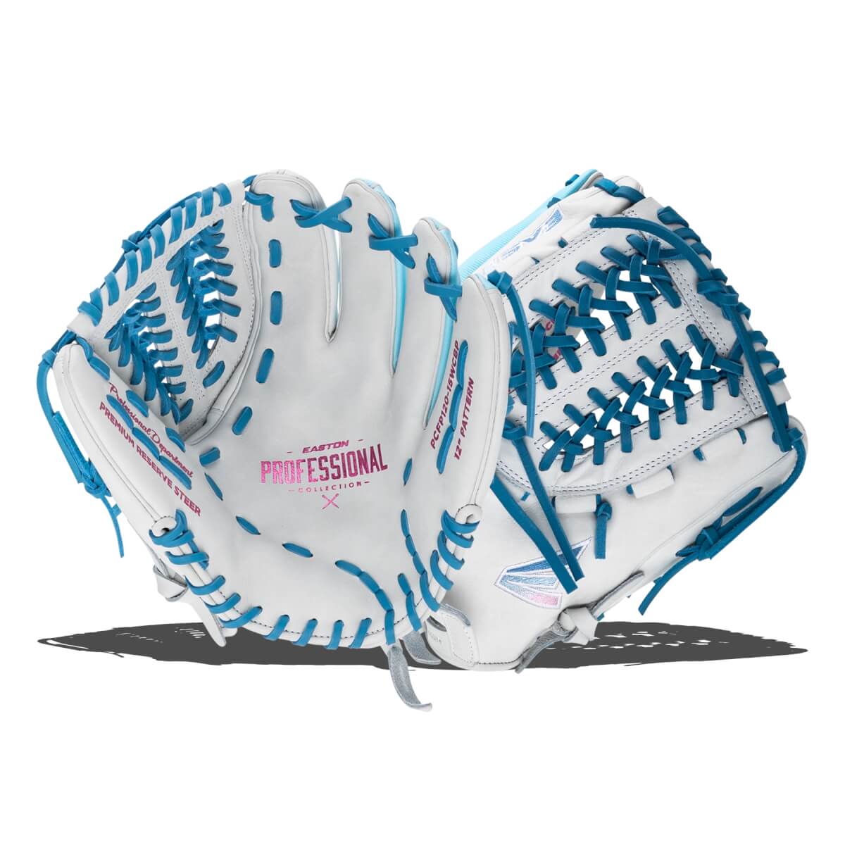 Easton Professional Collection ColorSplash 2.0 12" Fastpitch Softball Glove: PCFP120-15WCBP: Image #456243