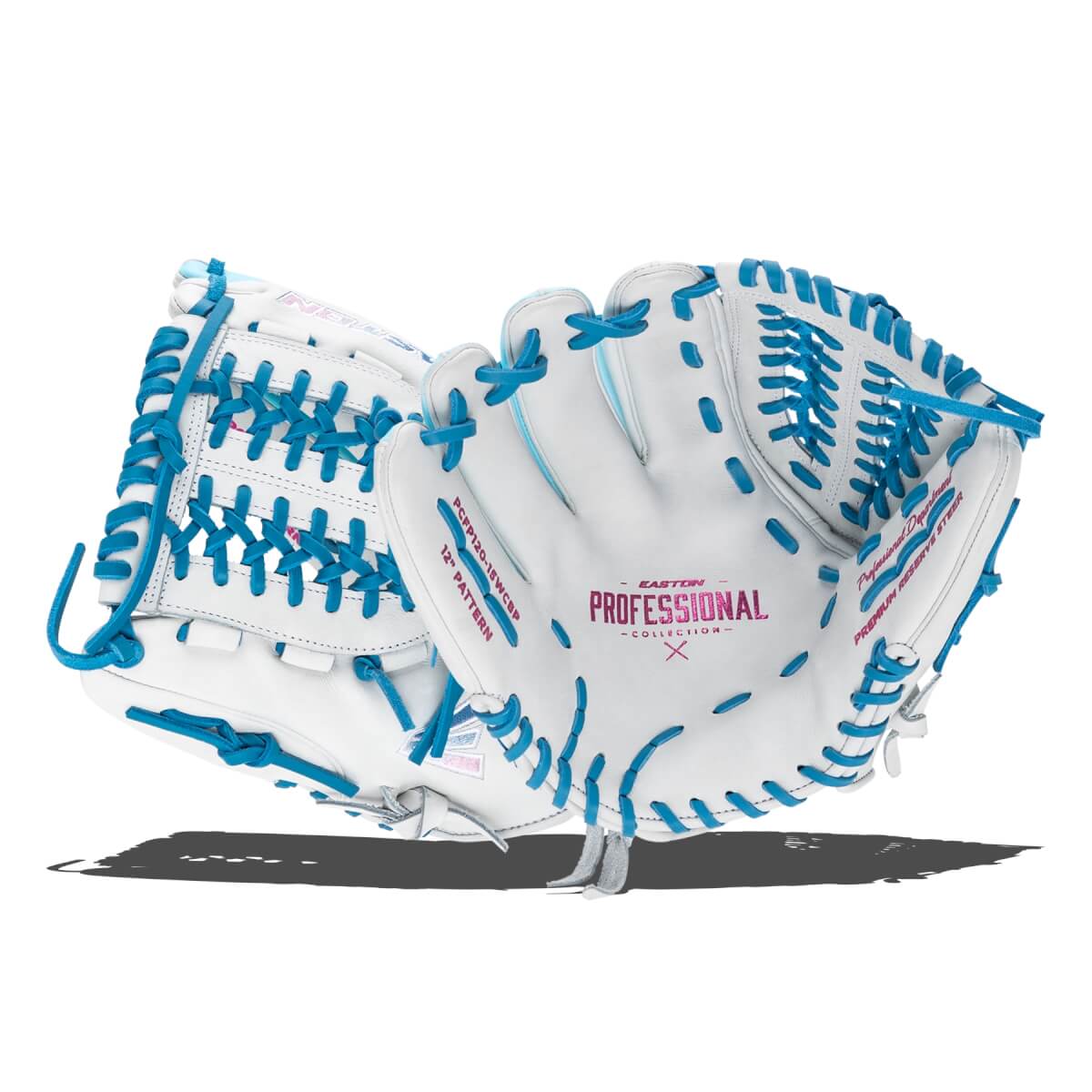 Easton Professional Collection ColorSplash 2.0 12" Fastpitch Softball Glove: PCFP120-15WCBP: Image #456250