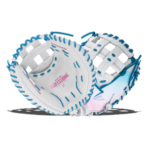 Easton Professional Collection ColorSplash 2.0 34" Fastpitch Softball Catcher's Mitt: PCFP34WCBP: Image #456355