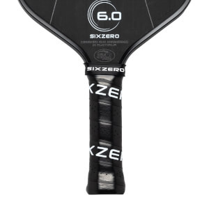 Six Zero Double Black Diamond Control 16mm Carbon Fiber Pickleball Paddle: Image #438069