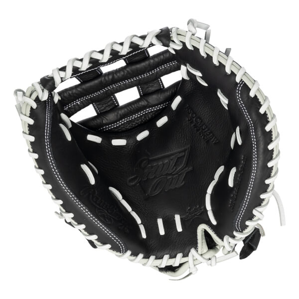 Rawlings Shut Out 31.5" Youth Fastpitch Softball Catcher's Mit: RSOCM315BW: Image #435073