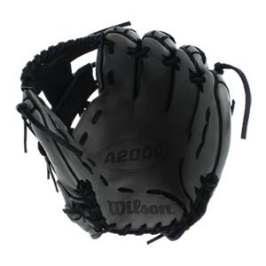 Wilson A2000 Limited Edition Baseball Glove: A2000BBDP15GM Grey/Black: Image #301349