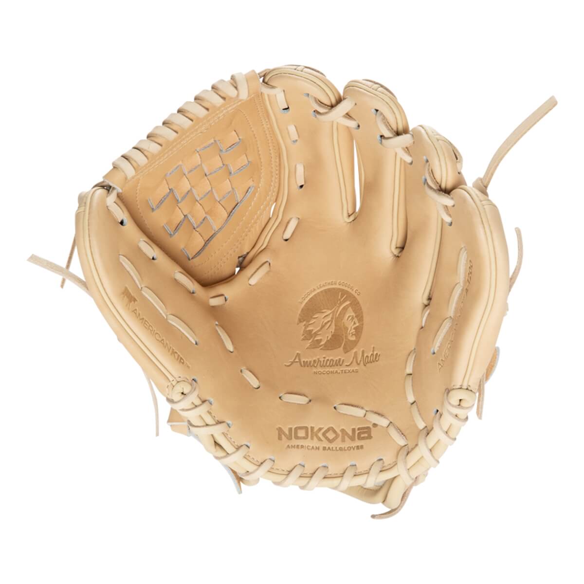 Nokona American Kip 12" Baseball Glove: A-1200BL: Image #421824