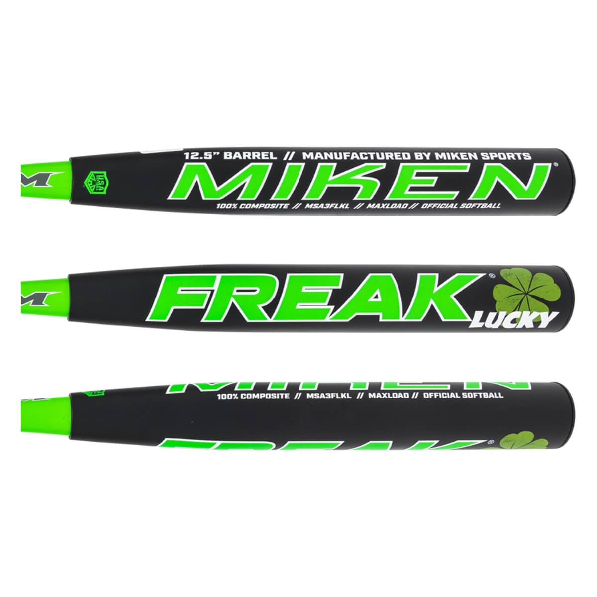 Miken Freak Lucky 12.5" Maxload USA Slow Pitch Softball Bat (MSA3FLK