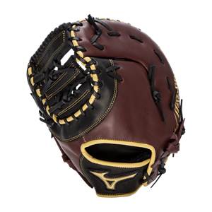 Mizuno MVP Prime 12.5'' First Base Mitt: GXF50B3BC Black/Cherry: Image #406988