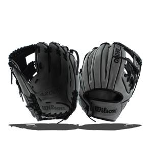 Wilson A2000 Limited Edition Baseball Glove: A2000BBDP15GM Grey/Black: Image #301355