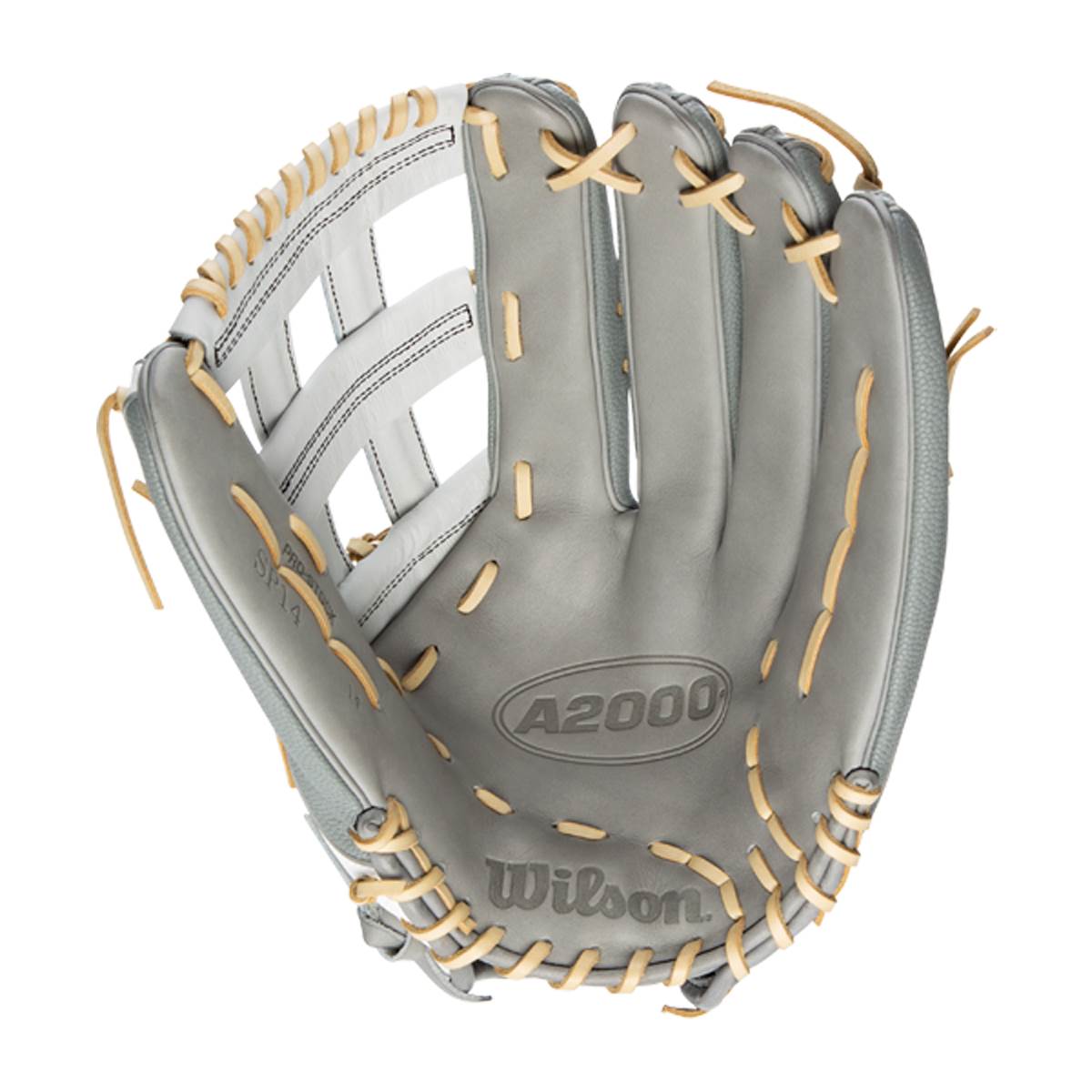 Wilson A2000 SP14 SuperSkin 14" Slow Pitch Softball Glove: WBW10079814: Image #403379