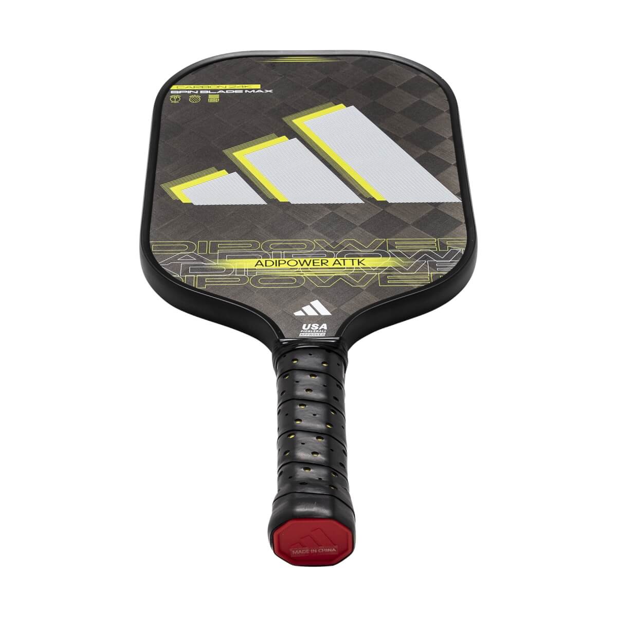 adidas ADIPOWER ATTK 3 Aluminized Carbon Pickleball Paddle: Image #443998