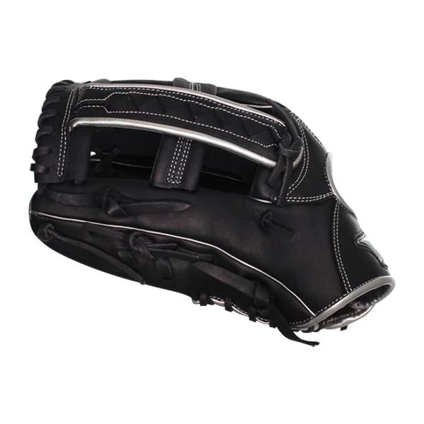Mizuno MVP Prime SE 12.50'' Slow Pitch Softball Glove: GMVP1250PSES8 Black/Silver: Image #379569