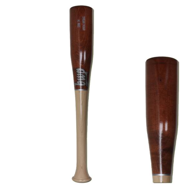 BWP Maple Wood Slow Pitch Softball Bat BWPSBM Natural/Mahogany