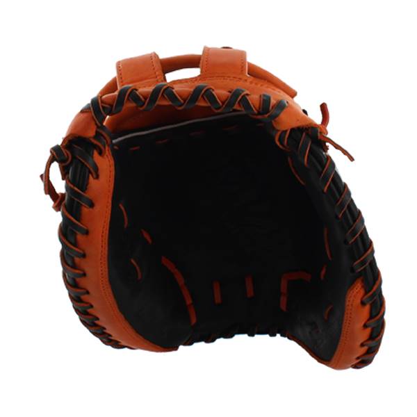 Mizuno MVP Prime SE Fastpitch Catchers Mitt: GXS50PSEF4- Black/Orange: Image #309561