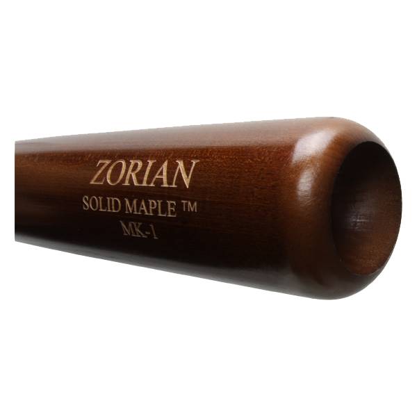 Zorian Professional Maple Wood Baseball Bat MK1 Black/Brown Adult