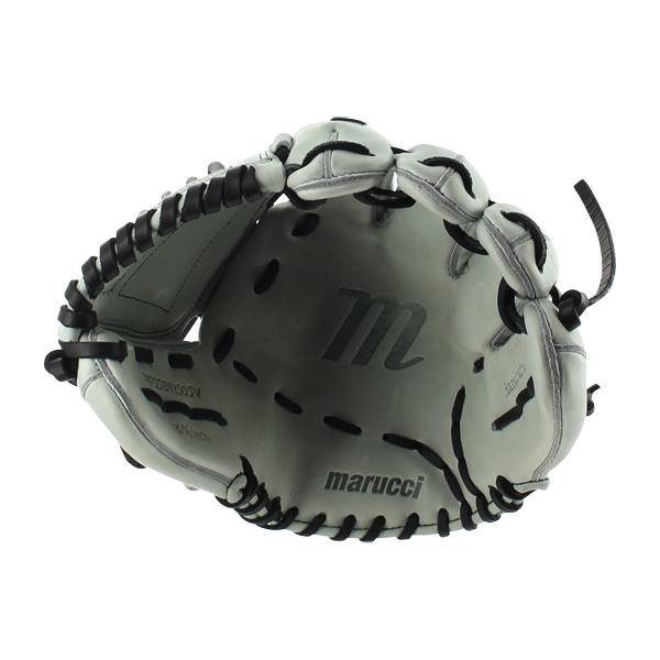 Marucci Adjustable 12.5" Fastpitch Softball Glove: MFGSB1250SV-GY/BK: Image #316286