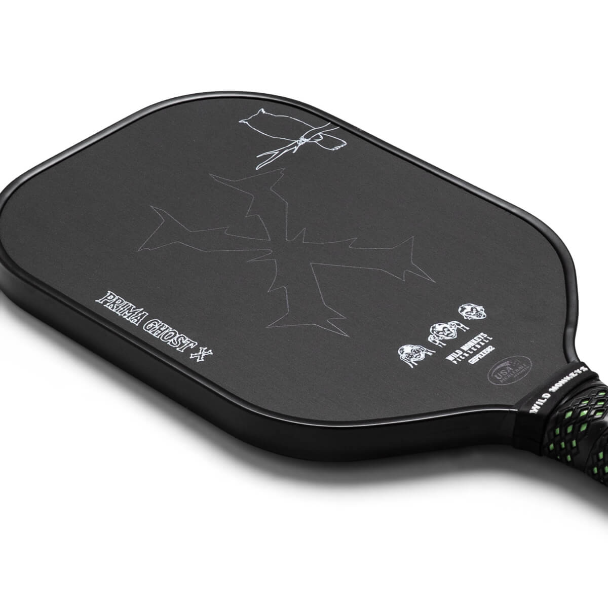 Wild Monkeys Prima Ghost X Carbon Fiber Pickleball Paddle: Image #454714