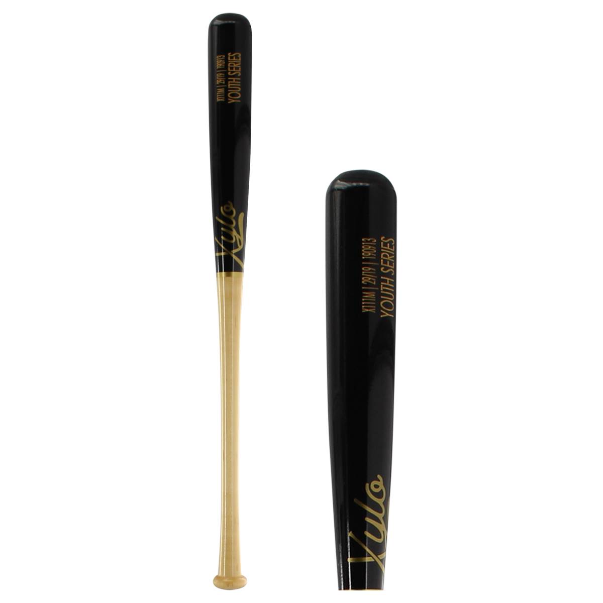 Xylo Youth Series 10 Maple Wood Baseball Bat (X111 Natural/Black
