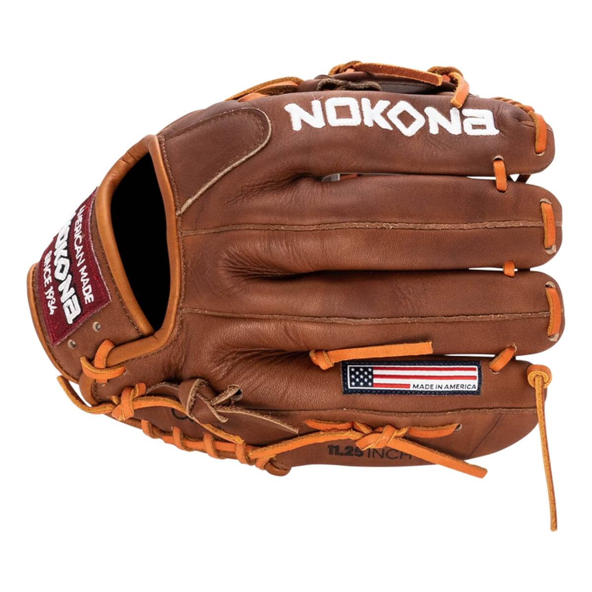 Nokona Walnut Select 11.25" Baseball Glove: W-200I: Image #431886