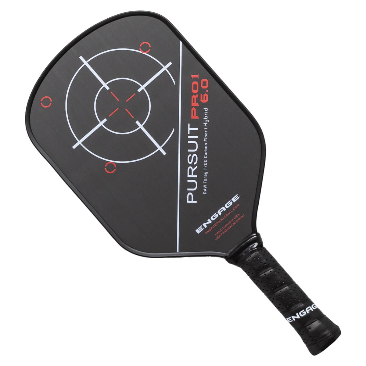 Engage Pursuit Pro1 6.0 Hybrid Carbon Fiber Pickleball Paddle: Image #462456