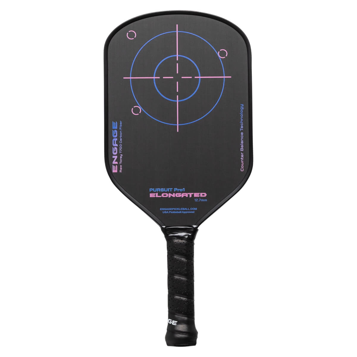 Engage Pursuit Pro1 Elongated 12.7 Carbon Fiber Pickleball Paddle: Image #460506