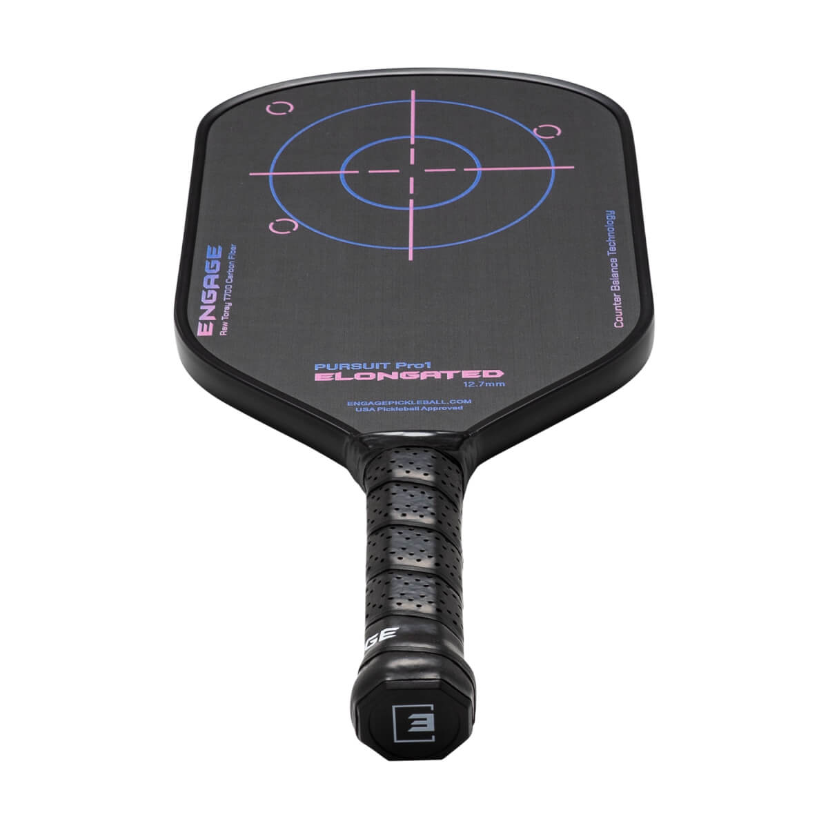 Engage Pursuit Pro1 Elongated 12.7 Carbon Fiber Pickleball Paddle: Image #460509