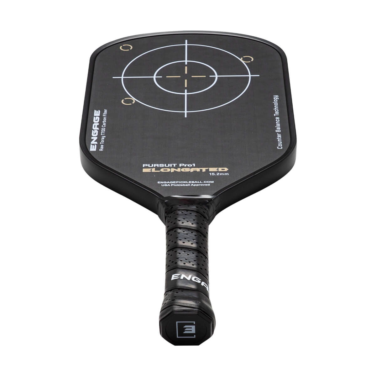 Engage Pursuit Pro1 Elongated 15.2 Carbon Fiber Pickleball Paddle: Image #460495
