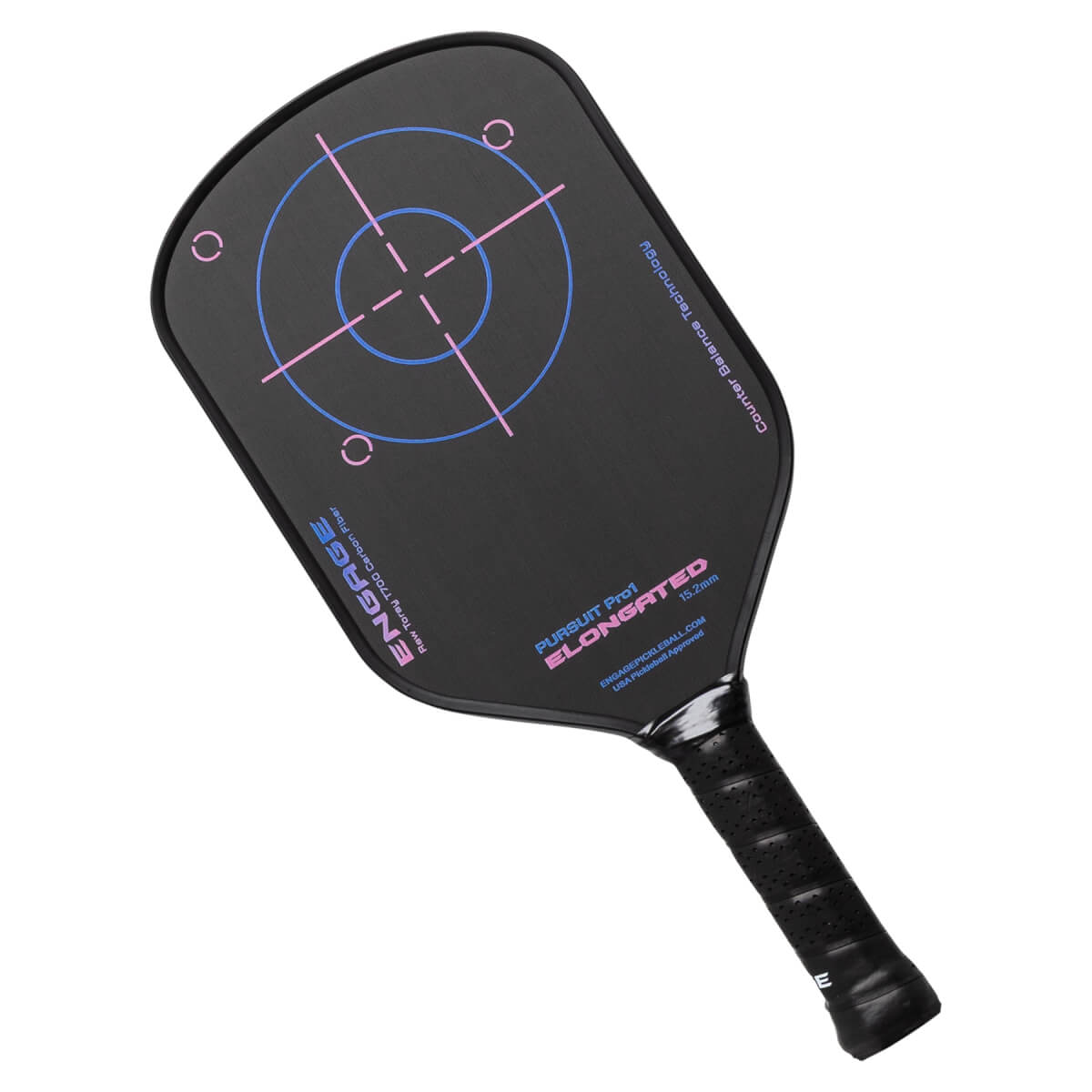 Engage Pursuit Pro1 Elongated 15.2 Carbon Fiber Pickleball Paddle: Image #460424
