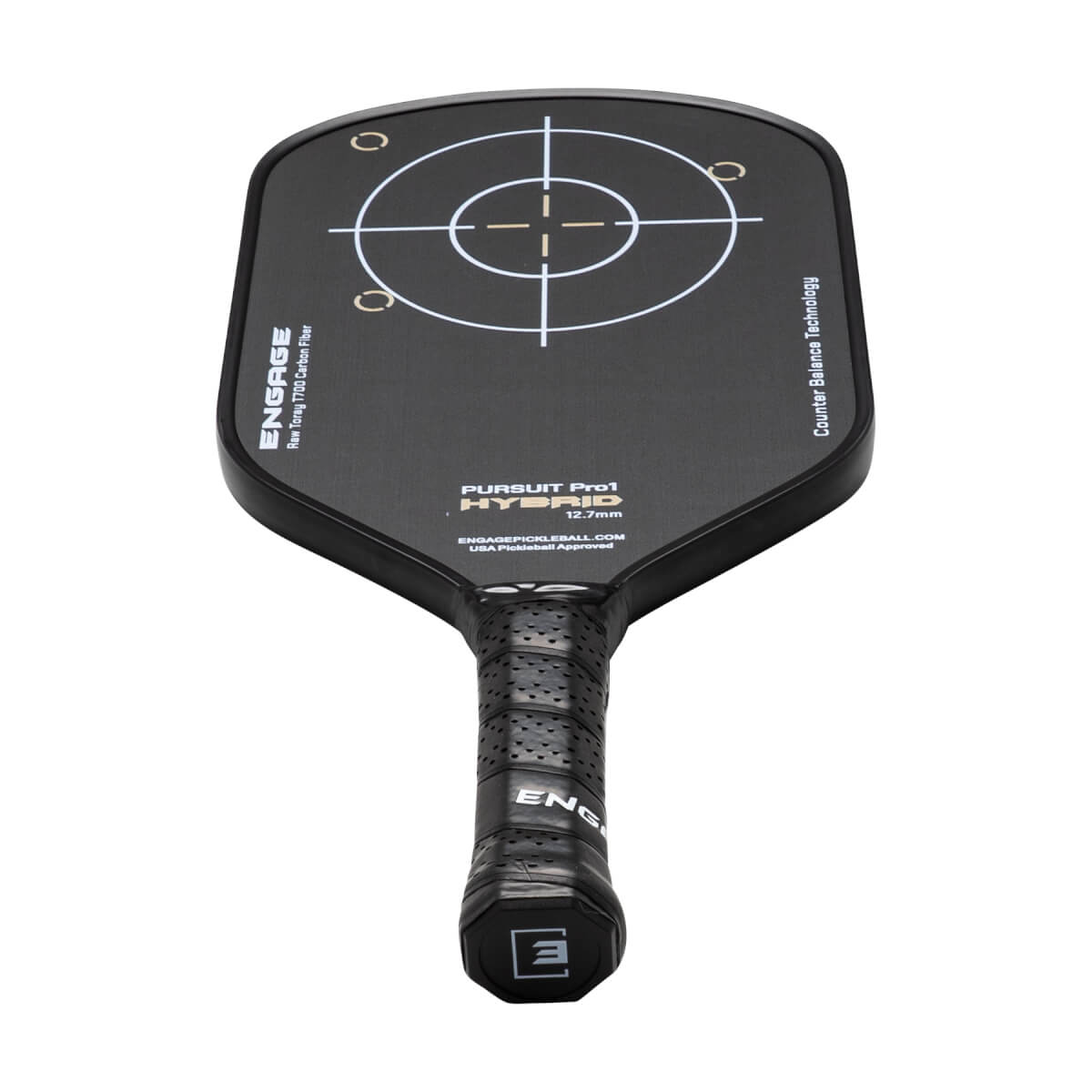 Engage Pursuit Pro1 Hybrid 12.7 Carbon Fiber Pickleball Paddle: Image #460436