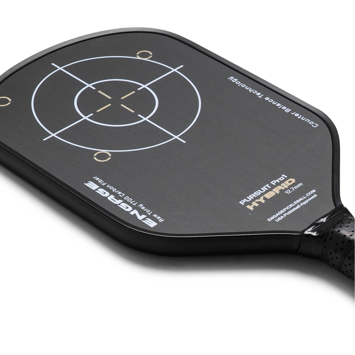 Engage Pursuit Pro1 Hybrid 12.7 Carbon Fiber Pickleball Paddle: Image #460437