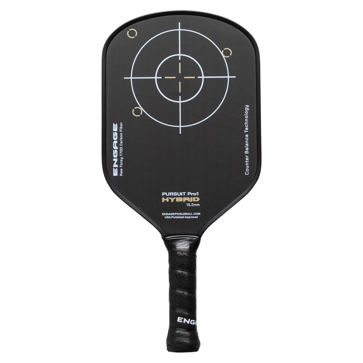 Engage Pursuit Pro1 Hybrid 15.2 Carbon Fiber Pickleball Paddle: Image #460440