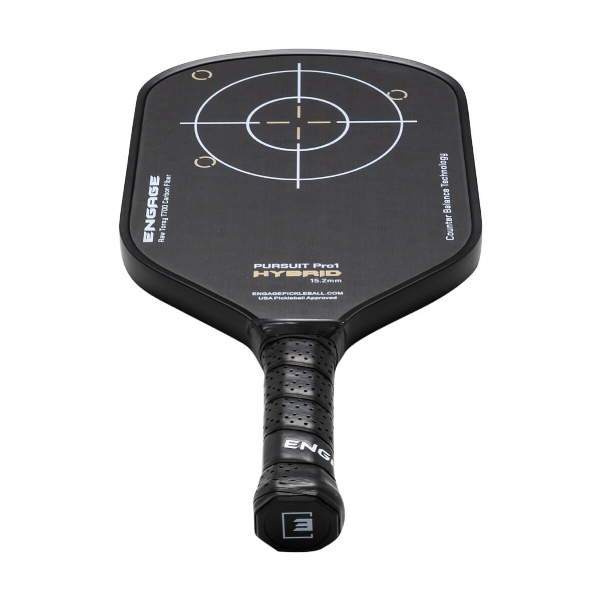 Engage Pursuit Pro1 Hybrid 15.2 Carbon Fiber Pickleball Paddle: Image #460443