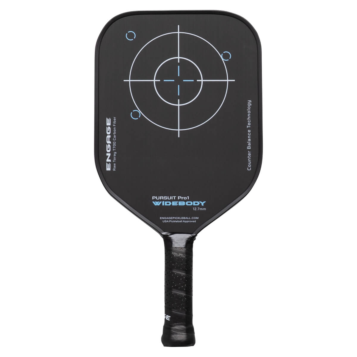 Engage Pursuit Pro1 WideBody 12.7 Carbon Fiber Pickleball Paddle: Image #466108