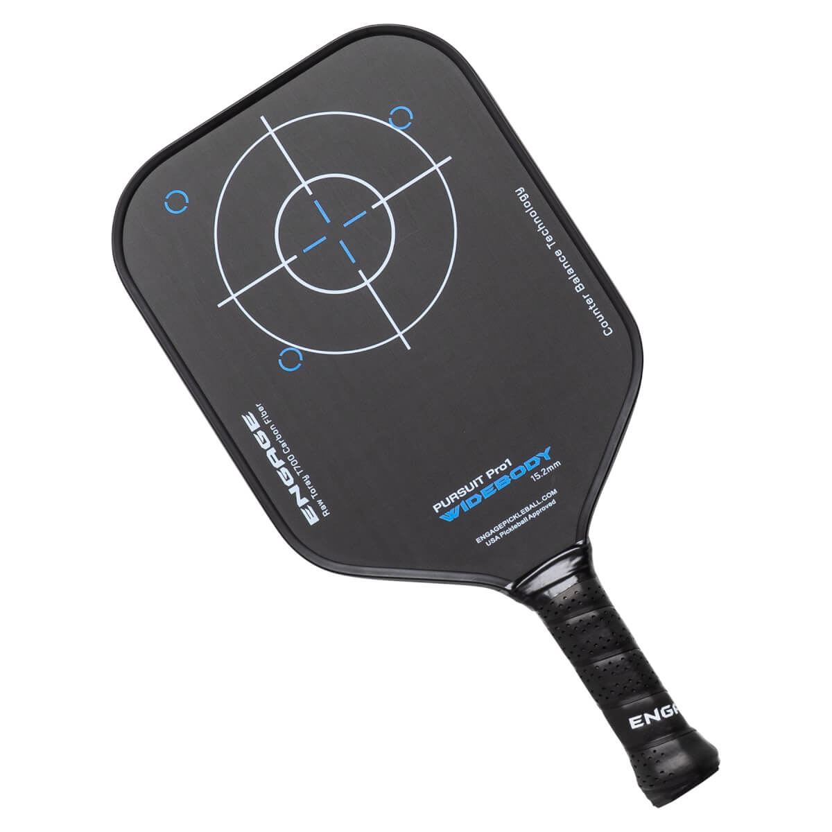 Engage Pursuit Pro1 WideBody 15.2 Carbon Fiber Pickleball Paddle: Image #466063
