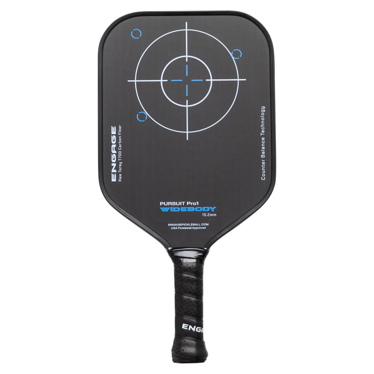 Engage Pursuit Pro1 WideBody 15.2 Carbon Fiber Pickleball Paddle: Image #466064