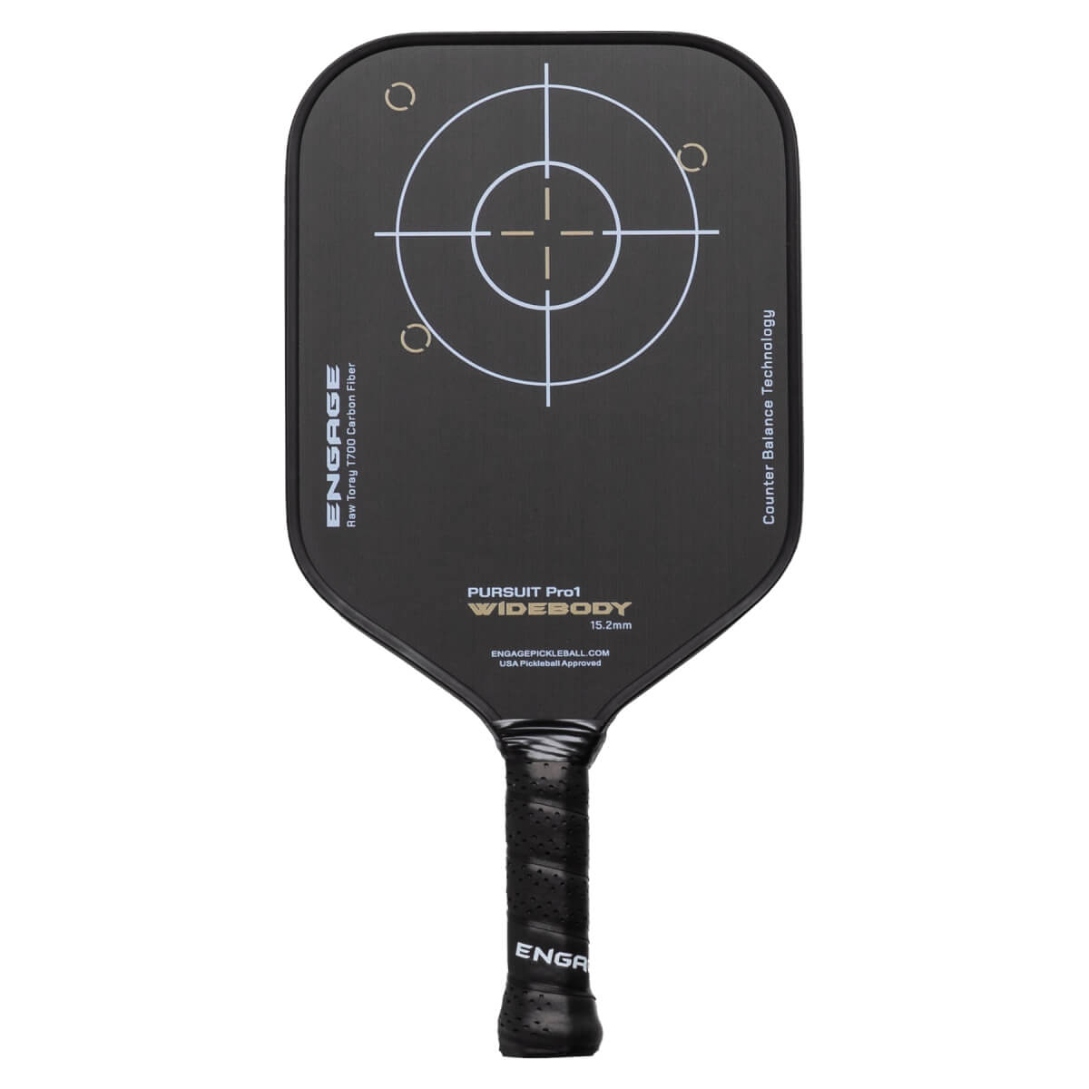 Engage Pursuit Pro1 WideBody 15.2 Carbon Fiber Pickleball Paddle: Image #466114