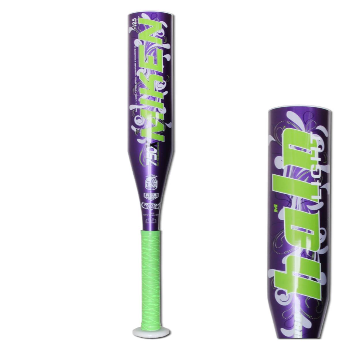 Miken Halo Light 12.5 2 1/4" Fastpitch Softball Bat FHAL12